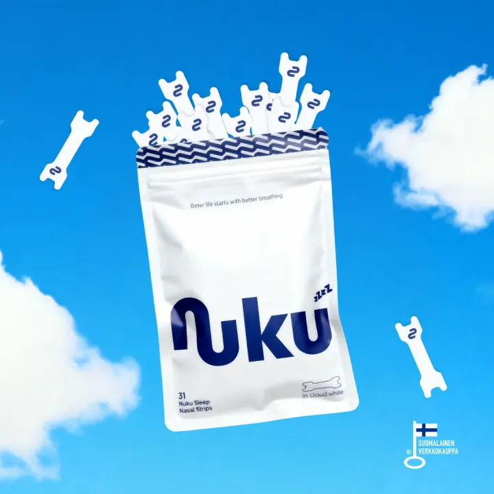 Nuku Sleep Nasal Strips pack